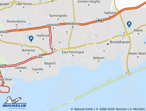 Mappa MICHELIN East Patchogue - ViaMichelin