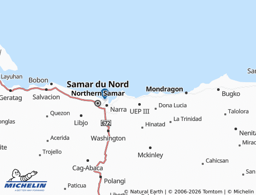MICHELIN Cawayan map - ViaMichelin