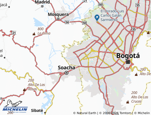 Mapa MICHELIN Los Sauces - ViaMichelin