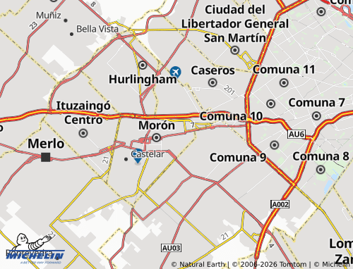 MICHELIN-Landkarte Haedo - ViaMichelin