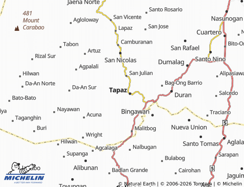 MICHELIN Initan map - ViaMichelin