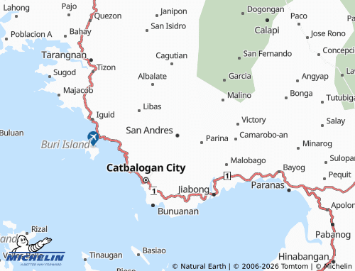 MICHELIN San Andres map - ViaMichelin