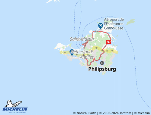 Mapa MICHELIN Simpson Bay - ViaMichelin