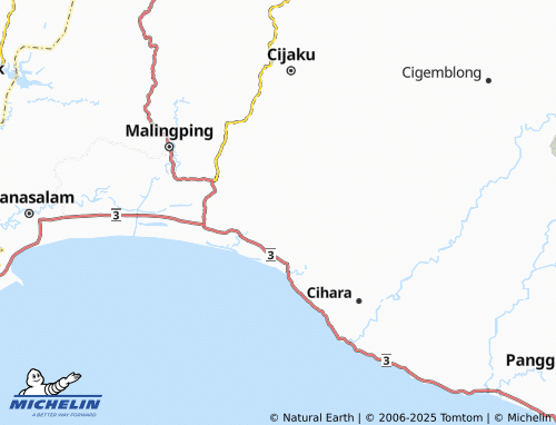 MICHELIN Pagelaran map - ViaMichelin