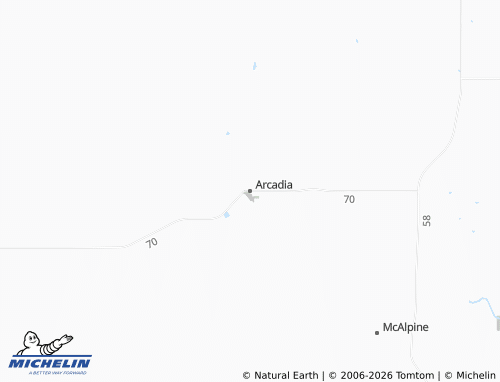 Mappa MICHELIN Arcadia - ViaMichelin