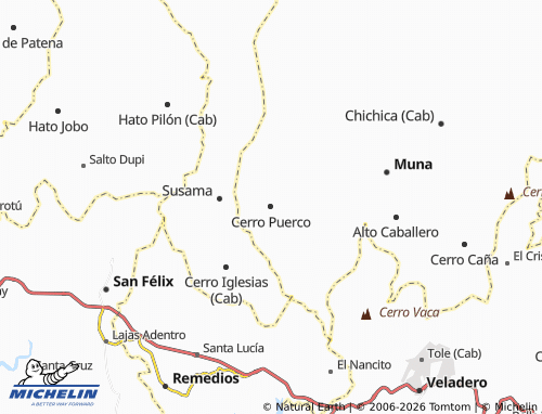Mappa MICHELIN Cerro Puerco - ViaMichelin