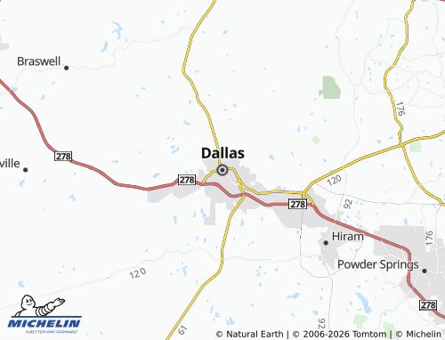 Carte MICHELIN Dallas - ViaMichelin