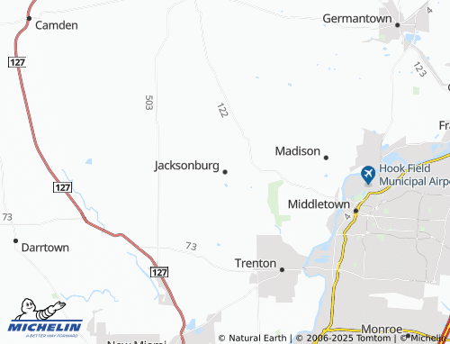 MICHELIN-Landkarte Jacksonburg - ViaMichelin
