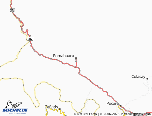 Kaart MICHELIN Pomahuaca - ViaMichelin