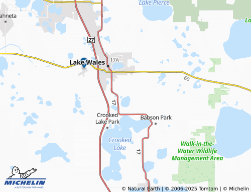 MICHELIN Highland Park map - ViaMichelin