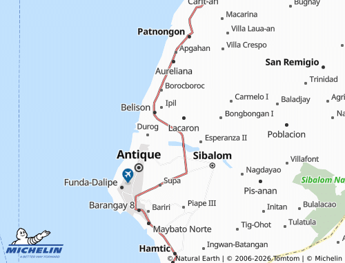 MICHELIN Rombang map - ViaMichelin