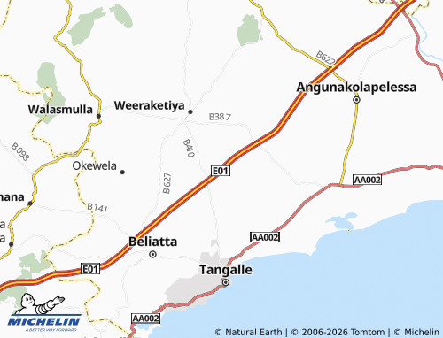 Mapa MICHELIN Bedigama South - ViaMichelin