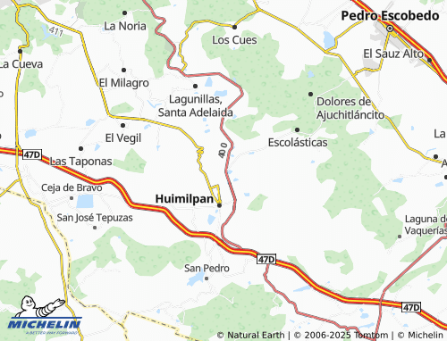 MICHELIN La Ceja map - ViaMichelin