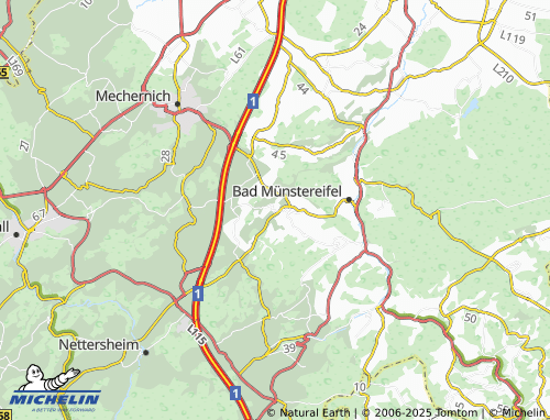 MICHELIN Gilsdorf map - ViaMichelin