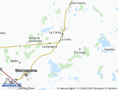Mappa MICHELIN El Bayo Primera Sección, Granada - ViaMichelin
