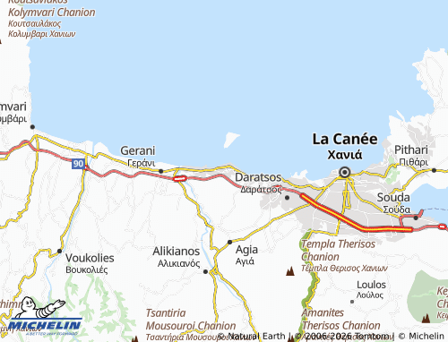 Mappa MICHELIN Agia Marina - ViaMichelin