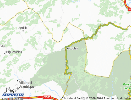 Mappa MICHELIN Alcublas - ViaMichelin