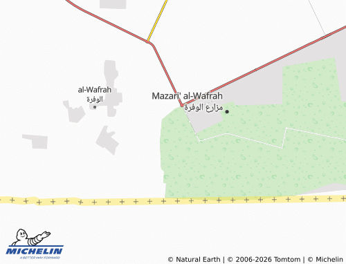 MICHELIN Wafra Farms Block 1 map - ViaMichelin