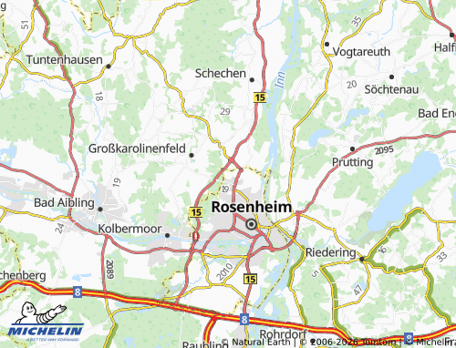 MICHELIN Wernhardsberg map - ViaMichelin