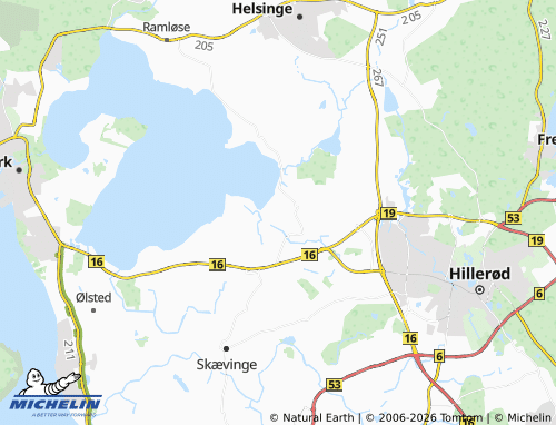 MICHELIN-Landkarte Lykkesholm - ViaMichelin