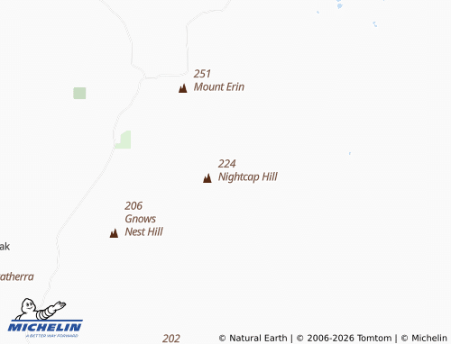 Mapa MICHELIN Mount Erin - ViaMichelin