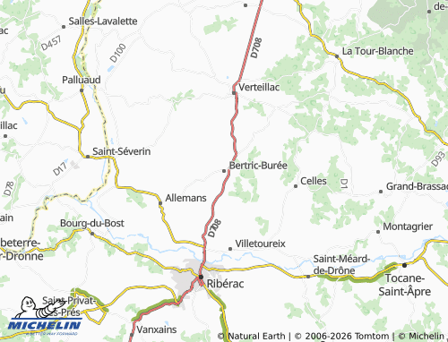 Mapa MICHELIN Bertric-Burée - ViaMichelin