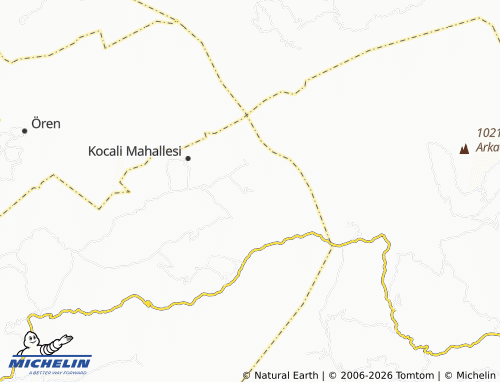 Mappa MICHELIN Çubukbeli - ViaMichelin