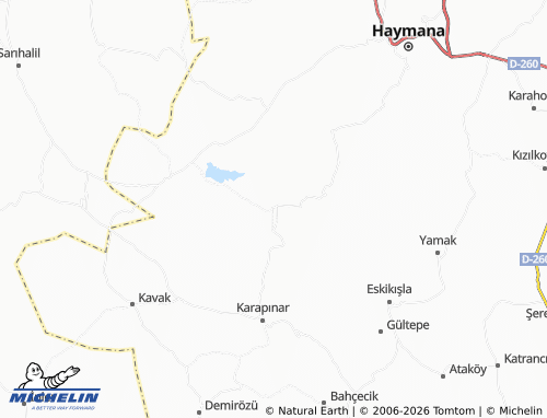 MICHELIN Tabaklı map - ViaMichelin