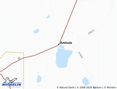 Mapa MICHELIN Aminuis - ViaMichelin