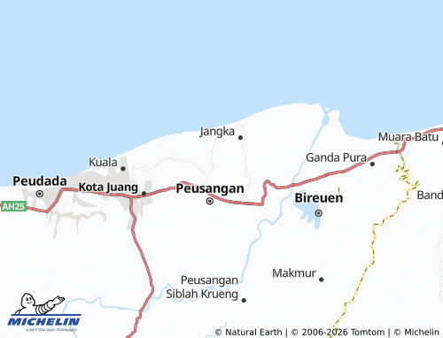 MICHELIN Abeuk Jaloh map - ViaMichelin