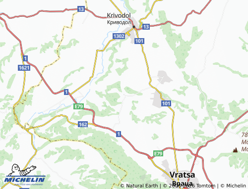 MICHELIN-Landkarte Vlasatitsa - ViaMichelin