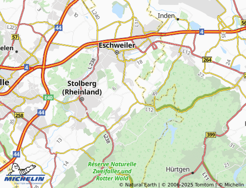 MICHELIN Werth map - ViaMichelin