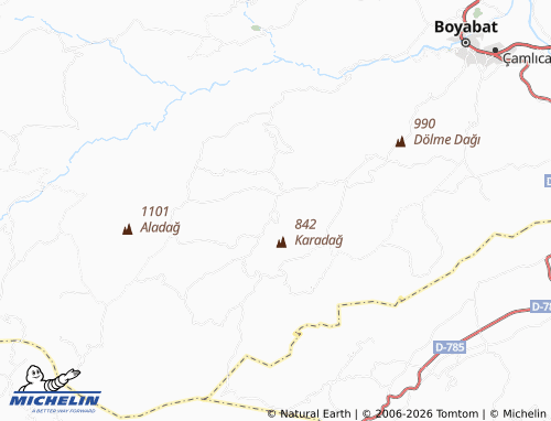 Kaart MICHELIN Engilekin - ViaMichelin