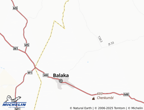 MICHELIN Mlandula map - ViaMichelin