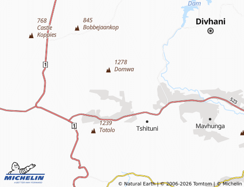 MICHELIN-Landkarte Matsa B - ViaMichelin