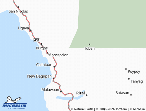 MICHELIN Malpalon map - ViaMichelin