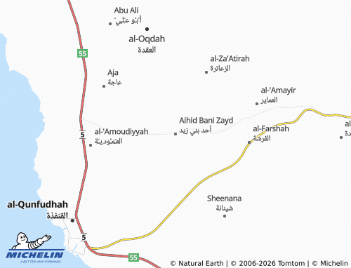 MICHELIN-Landkarte Aihid Bani Zayd - ViaMichelin