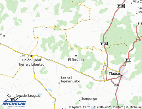 MICHELIN Casa Blanca map - ViaMichelin