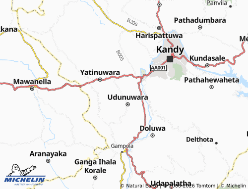 MICHELIN Walgama map - ViaMichelin