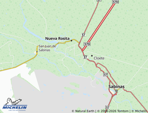 Mapa MICHELIN Las Torres - ViaMichelin