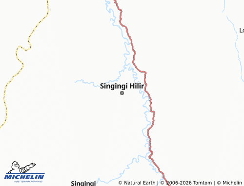 Mapa MICHELIN Singingi Hilir - ViaMichelin