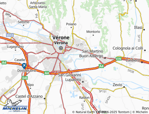 MICHELIN San Pancrazio map - ViaMichelin