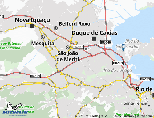 Mapa MICHELIN Coelho Neto - ViaMichelin