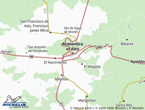 Mapa MICHELIN Sagrado Corazón - ViaMichelin