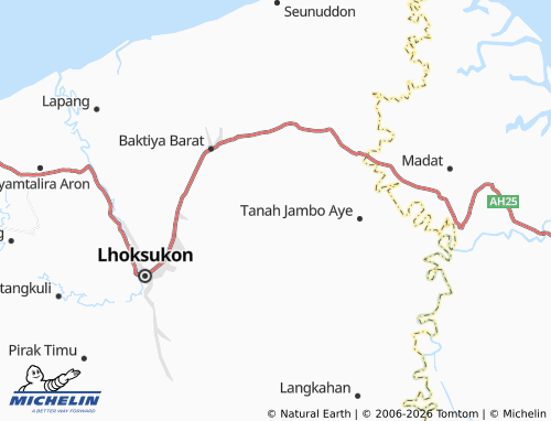 MICHELIN Ceumpedak map - ViaMichelin