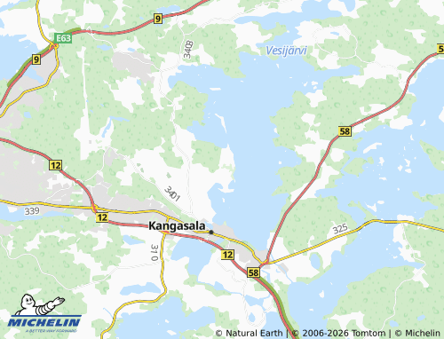 Kaart MICHELIN Riku - ViaMichelin