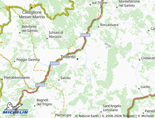 MICHELIN-Landkarte Trivento - ViaMichelin