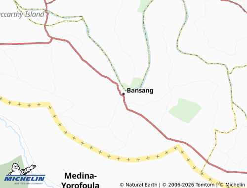 Kaart MICHELIN Bansang - ViaMichelin
