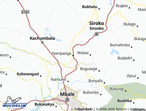 MICHELIN Nampanga map - ViaMichelin