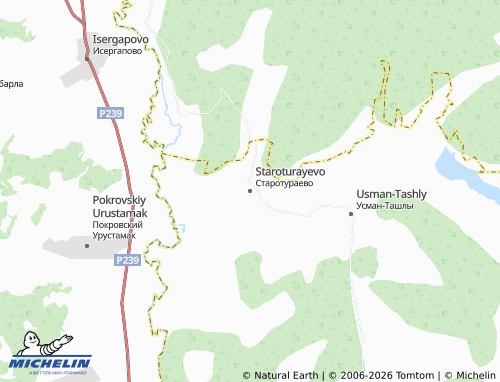 MICHELIN-Landkarte Staroturayevo - ViaMichelin